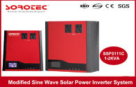 Red Color Grid Tie Power Inverter / 0.7 PF Solar Energy Inverter with PWM Charger