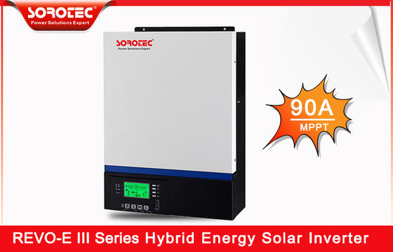 3-5.5KW REVO E MAIS o inversor híbrido solar entrado picovolt largo do poder da grade de ligar/desligar da escala 120-450 VDC